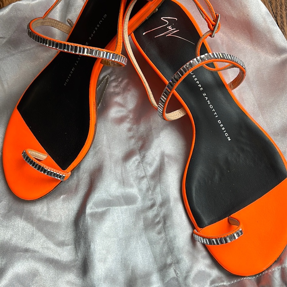 Giuseppe Zanotti Bright Orange Sandal